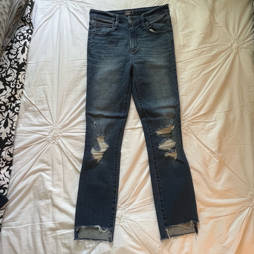Abercrombie Simone High Rise Ankle Jean